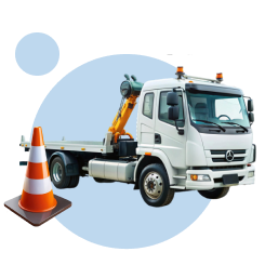 Camioneta utilitaria como referencia a responsabilidad civil por daÃ±os a terceros en operación vehicular empresarial.